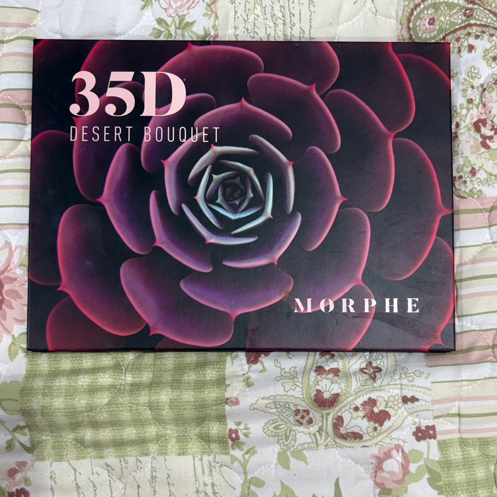 Slightly used Morphe 35D Desert Bouquet Palette with Rich Hues